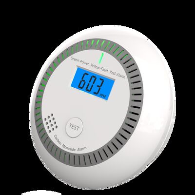 10-Year Lifespan Carbon Monoxide Detector with Electrochemical Sensor and 85dB Alarm Sound