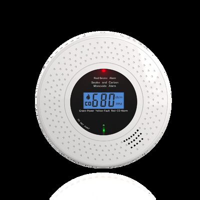 Photoelectric / Electrochemical Smoke Carbon Monoxide Detectors 10 Year Lithium Battery Smoke Detectors