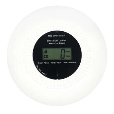 85dB Smoke Carbon Monoxide Detectors Compact Smoke Carbon Monoxide Alarm