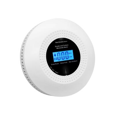 Lithium Battery WIFI Carbon Monoxide Detector 3V Tuya CO Detector OEM