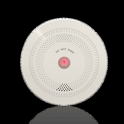 Durable 10 Year Battery Smoke Detector OEM Battery Operated Fire Alarms White