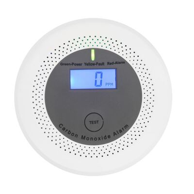 10-Year Electrochemical Carbon Monoxide Alarm with Sealed Lithium Battery for Reliable Residential Protection