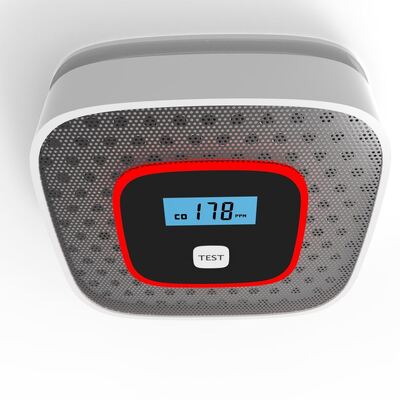 Voice Prompt CO Carbon Monoxide Detector OEM ODM Smart CO Detector With Digital LCD Display