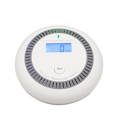 10 Year Interconnected Smoke Detectors OEM Carbon Monoxide And Smoke Detector ABS Fireproof Housing