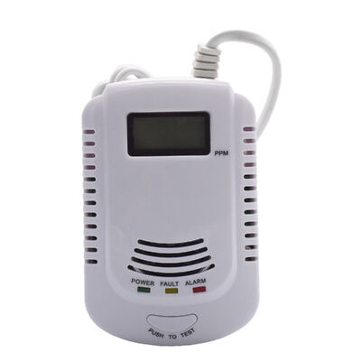 EN50291 Certified Carbon Monoxide Gas Detectors Voice Prompt CO Gas Detectors With 9V Battery