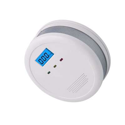 Carbon Monoxide Alarm for Apartments with LCD Display and TÜV Certification