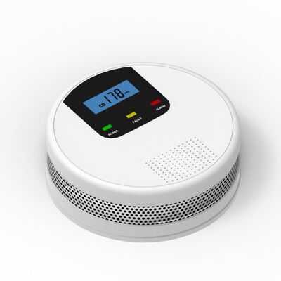TÜV Certified CO Carbon Monoxide Detector with 7 Years Life and ABS Fireproof Material