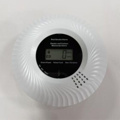 Factory Direct 10-Year Lithium Battery Smoke Carbon Monoxide Detector with Electrochemical and Photoelectric Sensors and 85dB Alarm Sound