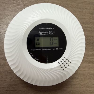 Customized Smoke and Carbon Monoxide Detector with 10-Year Lithium Battery and Photoelectric/Electrochemical Sensor for 85 dB Alarm