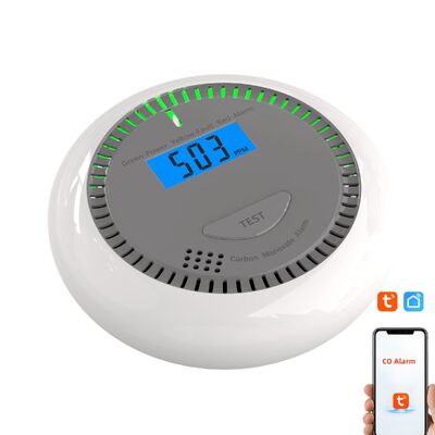 10-Year Lifespan Carbon Monoxide Detector with Electrochemical Sensor and 85dB Alarm Sound