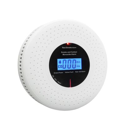 ABS Fireproof Housing Smoke Carbon Monoxide Detectors ODM Alarm CO Detector