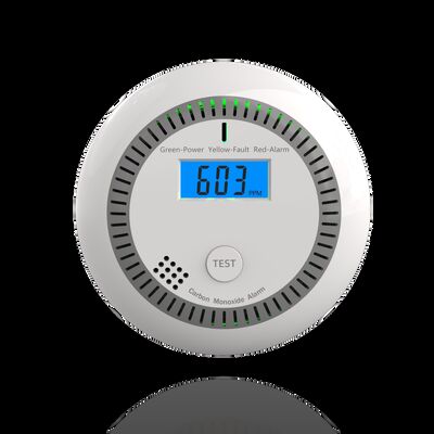 10 Year Lithium Battery CO Carbon Monoxide Detector with Electrochemical Sensor and 85dB Alarm Sound