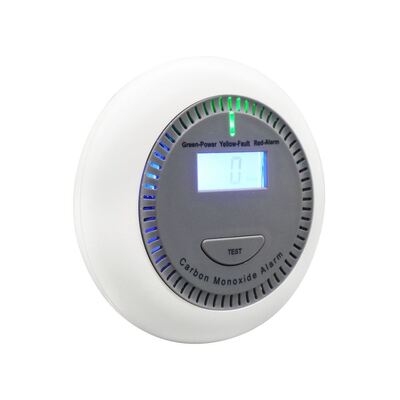 Wall Mounted Wifi Carbon Monoxide Detector Compact Smart CO Detector With 10 Year Electrochemical Sensor