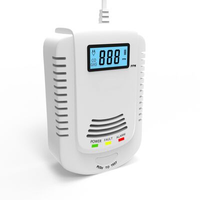 Voice Prompt Carbon Monoxide Gas Alarm 9V Battery Gas And CO Detector Reliable