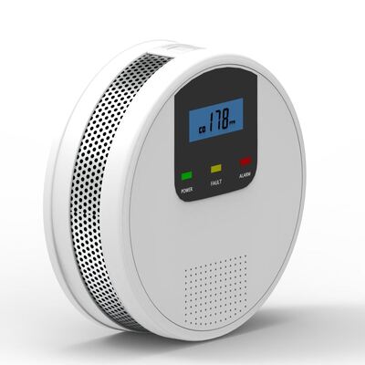 Professional Grade CO Carbon Monoxide Detector with 7 Years Life, TÜV Certified and AA Operated