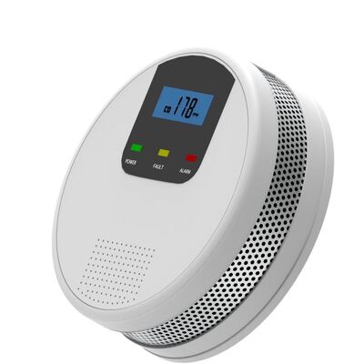 TÜV Certified CO Carbon Monoxide Detector with 7 Years Life and AA Battery Operation