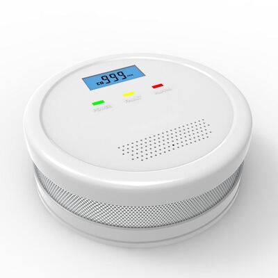 4.5V Professional CO Detector ABS Battery Powered CO Detectors CE Certified