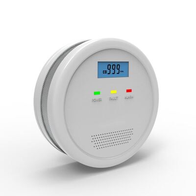 Battery Operated Carbon Monoxide Alarms TUV Certified CO Detectors With Electrochemical Sensor