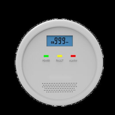 White CO Carbon Monoxide Detector Reliable Carbon Monoxide Detector 7 Year Life 4.5V