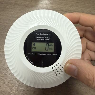 OEM Smart 10-Year Lithium Battery Smoke Carbon Monoxide Detector with Photoelectric/Electrochemical Sensor and 85dB Alarm Sound