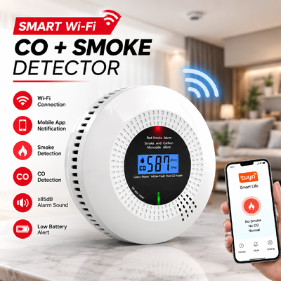 OEM Smart Smoke and Carbon Monoxide Alarm Manufacturer for Private Label and Wholesale