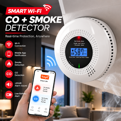 Smart Smoke and Carbon Monoxide Detector for European Residential Home Safety Distribution